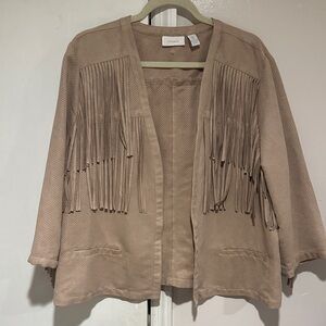 Chico's  Fringe Jacket